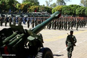Acto Regional de Entrega de Técnica Militar a la Brigada de Infantería Mecanizada General Augusto C. Sandino
