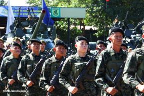 Acto Regional de Entrega de Técnica Militar a la Brigada de Infantería Mecanizada General Augusto C. Sandino