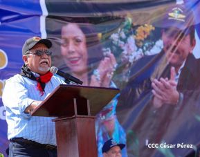 Acto de juramentación de Policia Voluntaria en Nueva Segovia