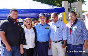 Acto de juramentación de Policia Voluntaria en Nueva Segovia