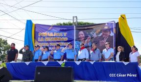 Acto de juramentación de Policia Voluntaria en Nueva Segovia