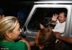 Daniel y Rosario conmemoran histórico repliegue hacia Masaya (Parte II)