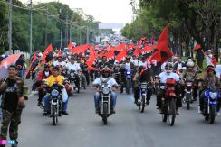 Daniel y Rosario conmemoran histórico repliegue hacia Masaya (Parte III)