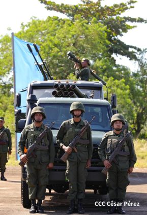 Acto Regional del Ejército de Nicaragua en el Estado Mayor del Destacamento Militar Norte