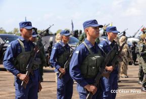 Acto Regional del Ejército de Nicaragua en el Estado Mayor del Destacamento Militar Norte