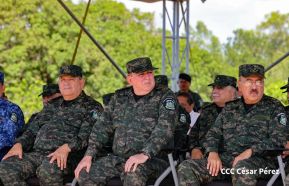 Acto Regional del Ejército de Nicaragua en el Estado Mayor del Destacamento Militar Norte