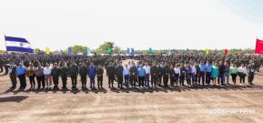 Acto Regional del Ejército de Nicaragua en el Estado Mayor del Destacamento Militar Norte