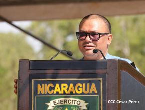 Acto Regional del Ejército de Nicaragua en el Estado Mayor del Destacamento Militar Norte