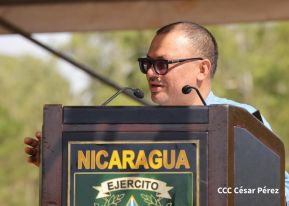 Acto Regional del Ejército de Nicaragua en el Estado Mayor del Destacamento Militar Norte