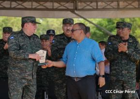 Acto Regional del Ejército de Nicaragua en el Estado Mayor del Destacamento Militar Norte