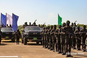 Acto Regional del Ejército de Nicaragua en el Estado Mayor del Destacamento Militar Norte