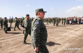 Acto Regional del Ejército de Nicaragua en el Estado Mayor del Destacamento Militar Norte