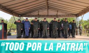 Acto Regional del Ejército de Nicaragua en el Estado Mayor del Destacamento Militar Norte