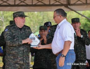 Acto Regional del Ejército de Nicaragua en el Estado Mayor del Destacamento Militar Norte