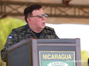 Acto Regional del Ejército de Nicaragua en el Estado Mayor del Destacamento Militar Norte