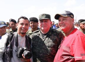 Acto Regional del Ejército de Nicaragua en el Estado Mayor del Destacamento Militar Norte