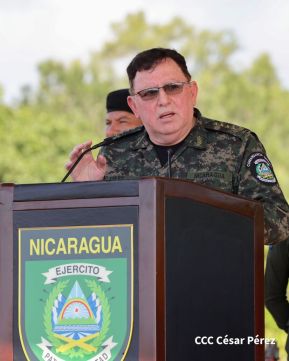 Acto Regional del Ejército de Nicaragua en el Estado Mayor del Destacamento Militar Norte