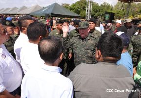 Acto Regional del Ejército de Nicaragua en el Estado Mayor del Destacamento Militar Norte