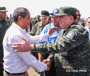 Acto Regional del Ejército de Nicaragua en el Estado Mayor del Destacamento Militar Norte