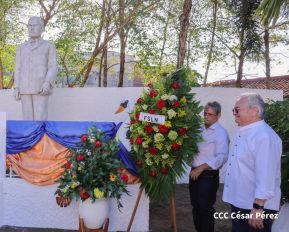 Nicaragüenses conmemoran los 109 años del tránsito a la inmortalidad de Rubén Darío 