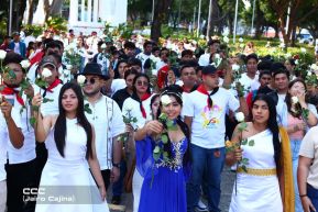 Nicaragüenses conmemoran los 109 años del tránsito a la inmortalidad de Rubén Darío 