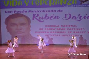 Nicaragüenses conmemoran los 109 años del tránsito a la inmortalidad de Rubén Darío 