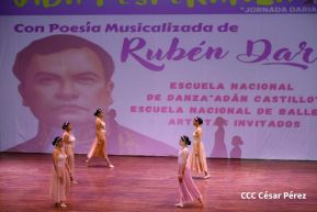 Nicaragüenses conmemoran los 109 años del tránsito a la inmortalidad de Rubén Darío 