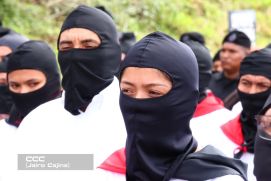 Juramentación de Policía Voluntaria en El Rama y Nueva Guinea