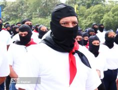 Juramentación de Policía Voluntaria en El Rama y Nueva Guinea