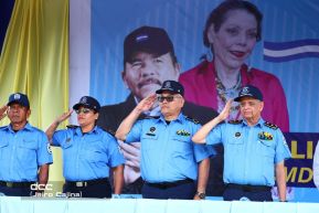 Juramentación de Policía Voluntaria en El Rama y Nueva Guinea