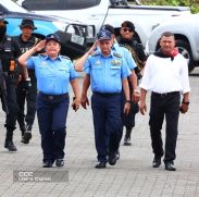 Juramentación de Policía Voluntaria en El Rama y Nueva Guinea