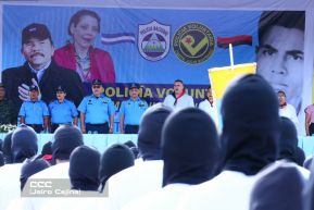 Juramentación de Policía Voluntaria en El Rama y Nueva Guinea