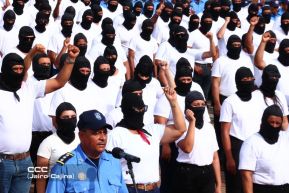 Juramentación de Policía Voluntaria en El Rama y Nueva Guinea