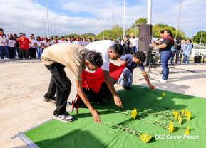 Nicaragüenses conmemoran el 91 aniversario del paso a la inmortalidad del General Augusto C. Sandino
