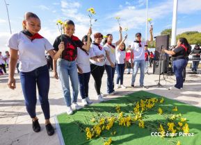 Nicaragüenses conmemoran el 91 aniversario del paso a la inmortalidad del General Augusto C. Sandino