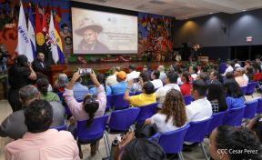 Nicaragüenses conmemoran el 91 aniversario del paso a la inmortalidad del General Augusto C. Sandino