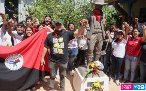 Nicaragüenses conmemoran el 91 aniversario del paso a la inmortalidad del General Augusto C. Sandino