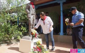 Nicaragüenses conmemoran el 91 aniversario del paso a la inmortalidad del General Augusto C. Sandino