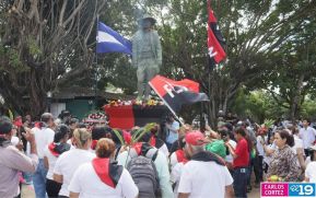 Nicaragüenses conmemoran el 91 aniversario del paso a la inmortalidad del General Augusto C. Sandino