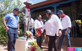 Nicaragüenses conmemoran el 91 aniversario del paso a la inmortalidad del General Augusto C. Sandino