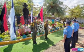 Nicaragüenses conmemoran el 91 aniversario del paso a la inmortalidad del General Augusto C. Sandino
