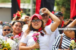 Nicaragüenses conmemoran el 91 aniversario del paso a la inmortalidad del General Augusto C. Sandino