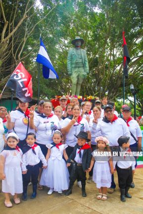 Nicaragüenses conmemoran el 91 aniversario del paso a la inmortalidad del General Augusto C. Sandino