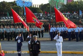 Juramentación del General Julio César Avilés Castillo como Jefe del Ejército de Nicaragua