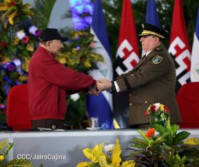 Juramentación del General Julio César Avilés Castillo como Jefe del Ejército de Nicaragua