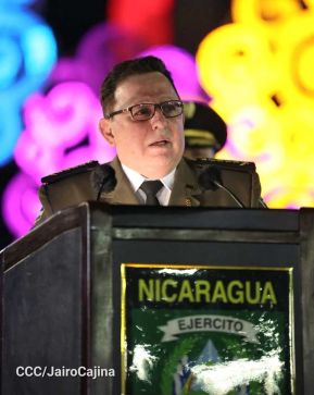 Juramentación del General Julio César Avilés Castillo como Jefe del Ejército de Nicaragua