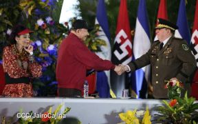 Juramentación del General Julio César Avilés Castillo como Jefe del Ejército de Nicaragua