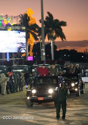 Juramentación del General Julio César Avilés Castillo como Jefe del Ejército de Nicaragua