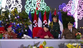 Juramentación del General Julio César Avilés Castillo como Jefe del Ejército de Nicaragua