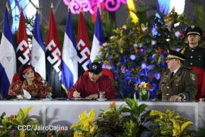 Juramentación del General Julio César Avilés Castillo como Jefe del Ejército de Nicaragua